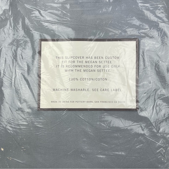 Pottery Barn Accents Pottery Barn Megan Settee Chair Slipcover